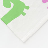 パーソナライズなベビーのダックスフントのウインナー犬毛布 フリースブランケット (角)