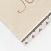 パーソナライズなベビーのハリネズミ及びDiamonds| フリースブランケット (角)