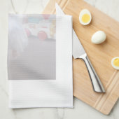 パーソナライズなベビーの写真 キッチンタオル (四つ折り)