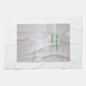 パーソナライズなベビーの写真 キッチンタオル (横)