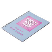 パーソナライズなベビーの最初年 ノートブック (左側)