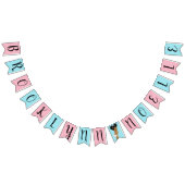 パーソナライズなベビーシャワーの旗布 バンティングフラッグ (全)