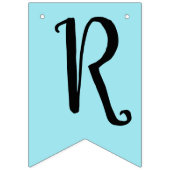 パーソナライズなベビーシャワーの旗布 バンティングフラッグ (第2の旗)