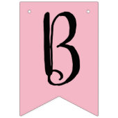 パーソナライズなベビーシャワーの旗布 バンティングフラッグ (第1の旗)