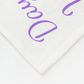 パーソナライズなベビー月週の年齢のマイル標石の成長 フリースブランケット (角)