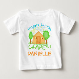 パーソナライズなベビー/子供の夏のキャンプのTシャツ ベビーTシャツ