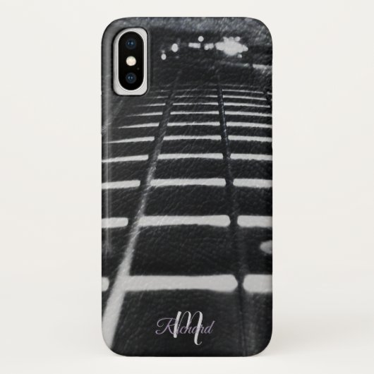 パーソナライズなベースギター音楽iPhone Xの場合 Case-Mate iPhoneケース (裏面)