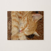 パーソナライズなペットの写真 ジグソーパズル (横)