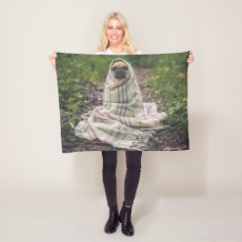 パーソナライズなペット写真のフリースのブランク フリースブランケット