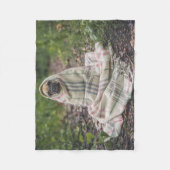 パーソナライズなペット写真のフリースのブランク フリースブランケット (正面)