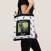 パーソナライズなペット写真 トートバッグ (クローズアップ)