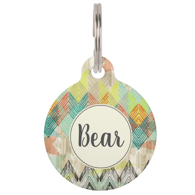 パーソナライズなペット用名札 ペット　ネームタグ (正面)