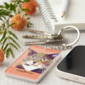 パーソナライズなペットKeychain キーホルダー (正面右)