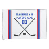 パーソナライズなホッケーの枕箱はまたは買物1置きました 枕カバー (正面右)