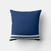 パーソナライズなホッケー選手のオールスター海軍 クッション (裏面)