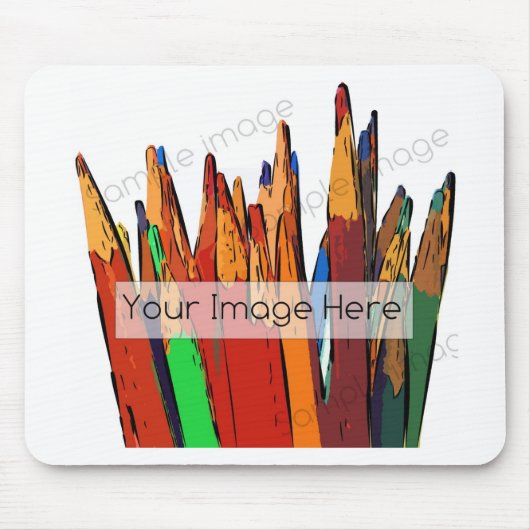 パーソナライズなマウスのマット マウスパッド (正面)