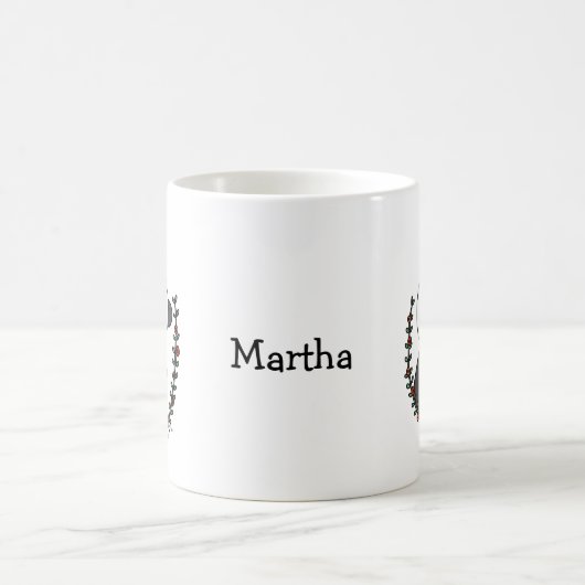 パーソナライズなマグのかわいいパンダのお母さんのベビーのカスタムのマグ コーヒーマグカップ (中央)