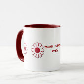 パーソナライズなマグ マグカップ (正面左)