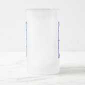 パーソナライズなマグ、曇らされる フロストグラスビールジョッキ (中央)