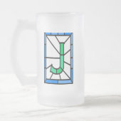 パーソナライズなマグ、曇らされる フロストグラスビールジョッキ (左)