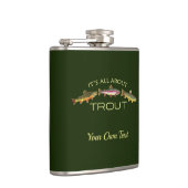 パーソナライズなマスの魚釣り フラスク (右)