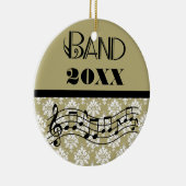 パーソナライズなマーチングバンド音楽オーナメント セラミックオーナメント (右)