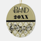 パーソナライズなマーチングバンド音楽オーナメント セラミックオーナメント (左)