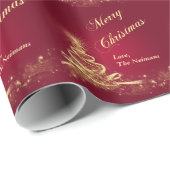 パーソナライズなメリークリスマスの包装紙 ラッピングペーパー (ロールコーナー)