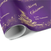 パーソナライズなメリークリスマスの包装紙 ラッピングペーパー (ロールコーナー)