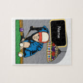 パーソナライズなメンズビリヤード ジグソーパズル (横)