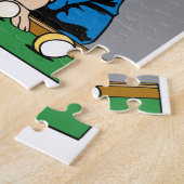 パーソナライズなメンズビリヤード ジグソーパズル (側面)