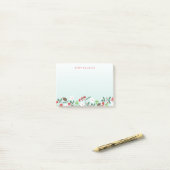 パーソナライズなモダンなレトロのシックなパターン休日 ポストイット (デスク上)