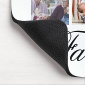 パーソナライズなモダン6の写真のコラージュ| マウスパッド (コーナー)