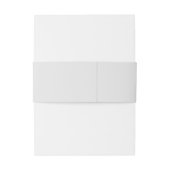 パーソナライズなモノグラムのばら色の金ゴールドの大理石の結婚式 招待状ベリーバンド (裏面例)