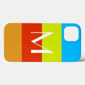 パーソナライズなモノグラムの夏のおもしろい Case-Mate iPhoneケース (裏面 (横))