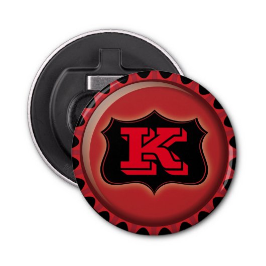 パーソナライズなモノグラムの栓抜き 栓抜き (正面)