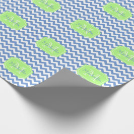 パーソナライズなモノグラムの ラッピングペーパー