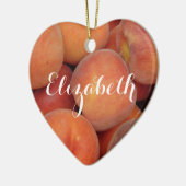 パーソナライズなモモ セラミックオーナメント (左)