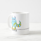 パーソナライズなモンスターのマグ コーヒーマグカップ (正面左)