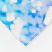 パーソナライズなユニコーンのグラデーションなグリッターのフリースの投球 フリースブランケット (角)