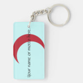 パーソナライズなヨガのkeychain キーホルダー (裏面)