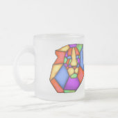 パーソナライズなライオンの芸術のデザインのマグのコップ フロストグラスマグカップ (左)