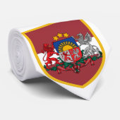 パーソナライズなラトビアの旗 ネクタイ (ロール)