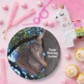 パーソナライズなリスの紙皿 ペーパープレート (パーティー)