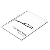 パーソナライズなレースカーのノート- ノートブック (左側)