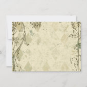 パーソナライズなヴィンテージのイタリアンな緑青は感謝していしています サンキューカード (正面)