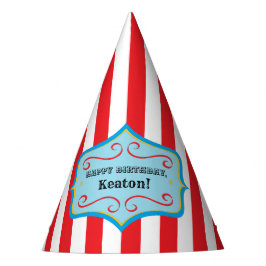 パーソナライズなヴィンテージのサーカスのパーティーの帽子 パーティーハット