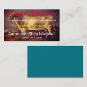 パーソナライズなヴィンテージのショートホーンBull 名刺 (正面/裏面)