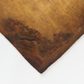 パーソナライズなヴィンテージのバスケットボールのフリースブランケット フリースブランケット (角)