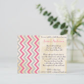 パーソナライズなヴィンテージのブライダルシャワー招待状 招待状 (スタンド正面)